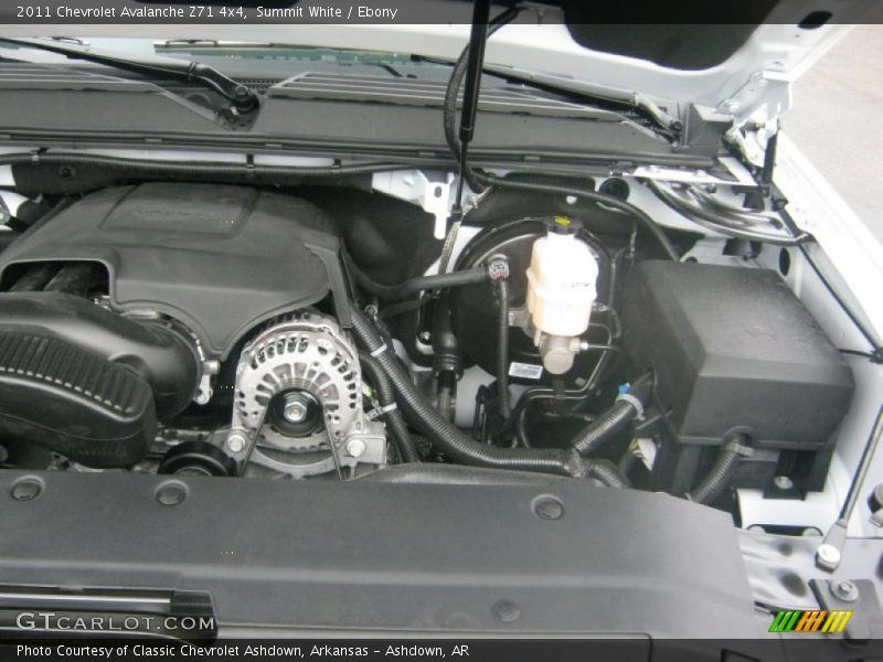 Summit White / Ebony 2011 Chevrolet Avalanche Z71 4x4