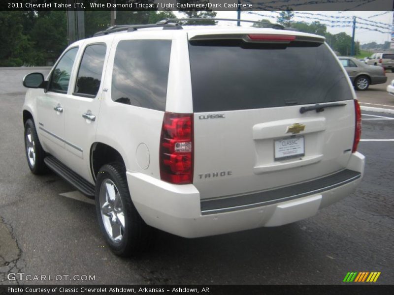 White Diamond Tricoat / Light Cashmere/Dark Cashmere 2011 Chevrolet Tahoe LTZ
