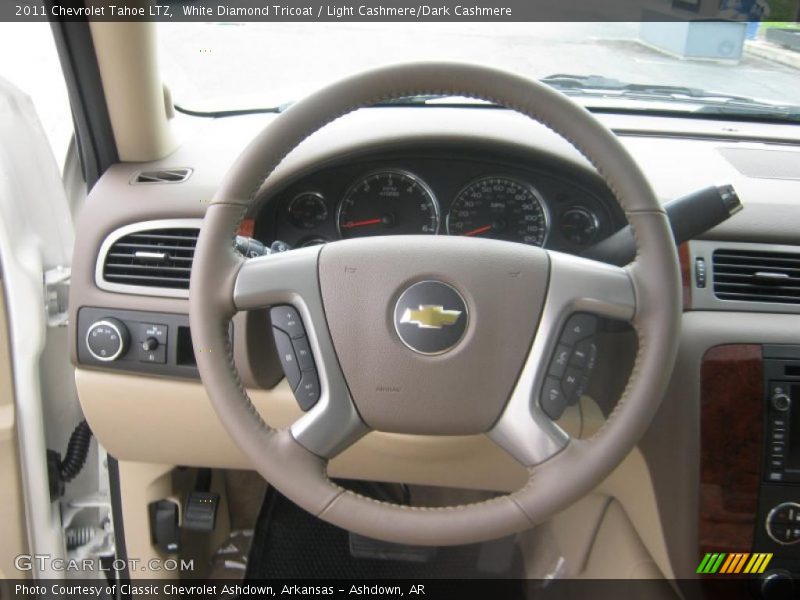 White Diamond Tricoat / Light Cashmere/Dark Cashmere 2011 Chevrolet Tahoe LTZ