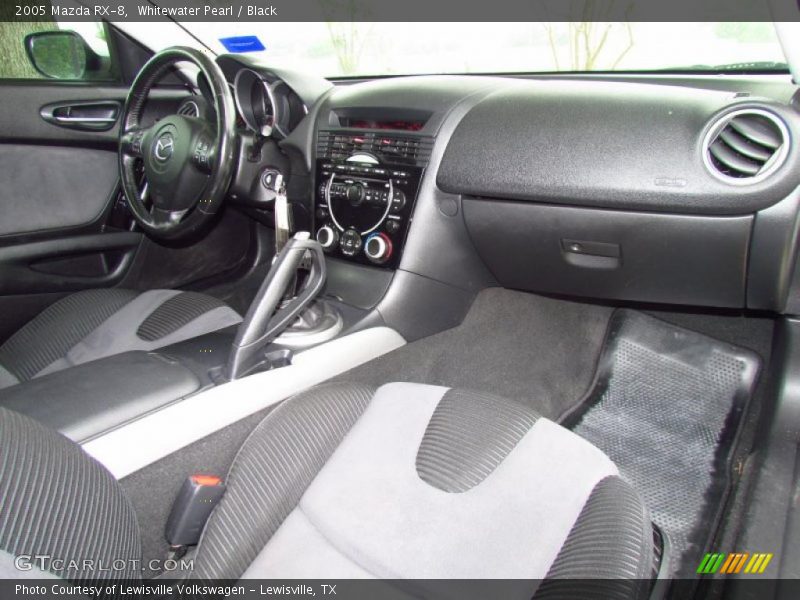 Whitewater Pearl / Black 2005 Mazda RX-8