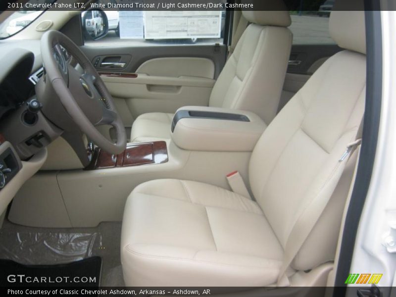 White Diamond Tricoat / Light Cashmere/Dark Cashmere 2011 Chevrolet Tahoe LTZ