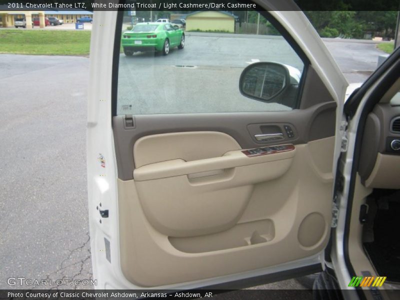 White Diamond Tricoat / Light Cashmere/Dark Cashmere 2011 Chevrolet Tahoe LTZ