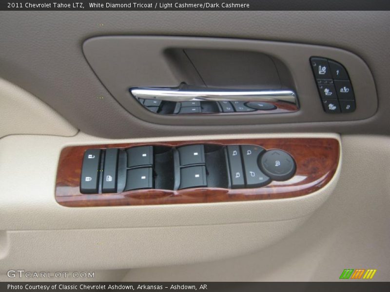 White Diamond Tricoat / Light Cashmere/Dark Cashmere 2011 Chevrolet Tahoe LTZ
