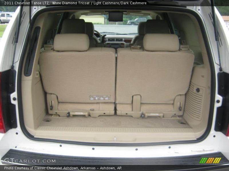 White Diamond Tricoat / Light Cashmere/Dark Cashmere 2011 Chevrolet Tahoe LTZ