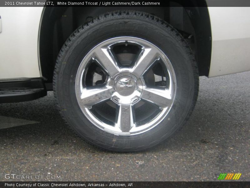 White Diamond Tricoat / Light Cashmere/Dark Cashmere 2011 Chevrolet Tahoe LTZ