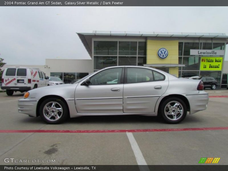 Galaxy Silver Metallic / Dark Pewter 2004 Pontiac Grand Am GT Sedan