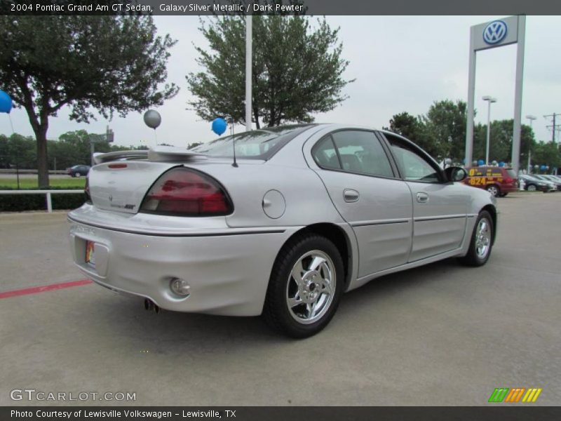 Galaxy Silver Metallic / Dark Pewter 2004 Pontiac Grand Am GT Sedan