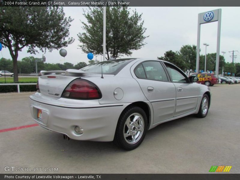 Galaxy Silver Metallic / Dark Pewter 2004 Pontiac Grand Am GT Sedan