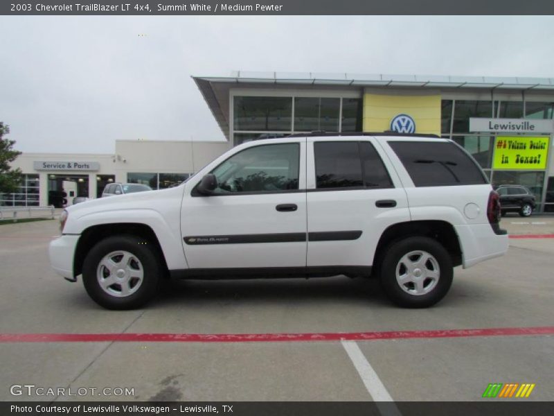 Summit White / Medium Pewter 2003 Chevrolet TrailBlazer LT 4x4