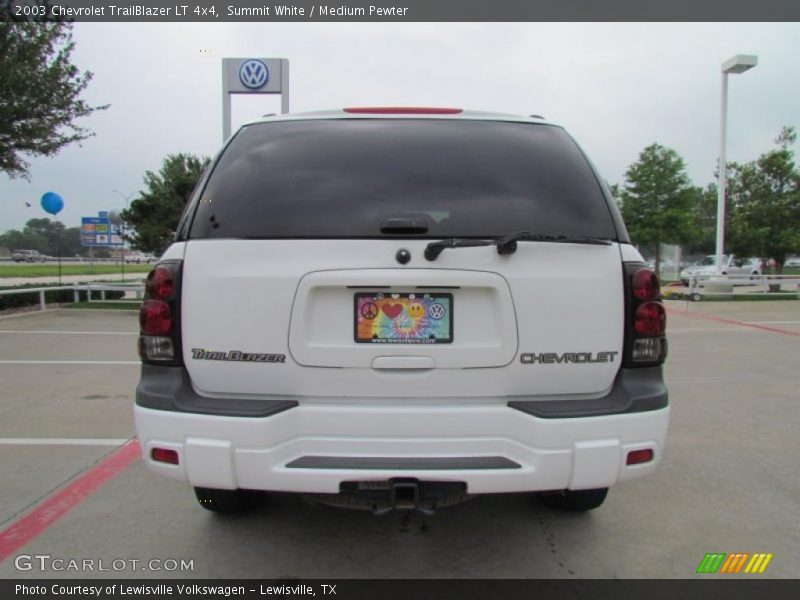 Summit White / Medium Pewter 2003 Chevrolet TrailBlazer LT 4x4