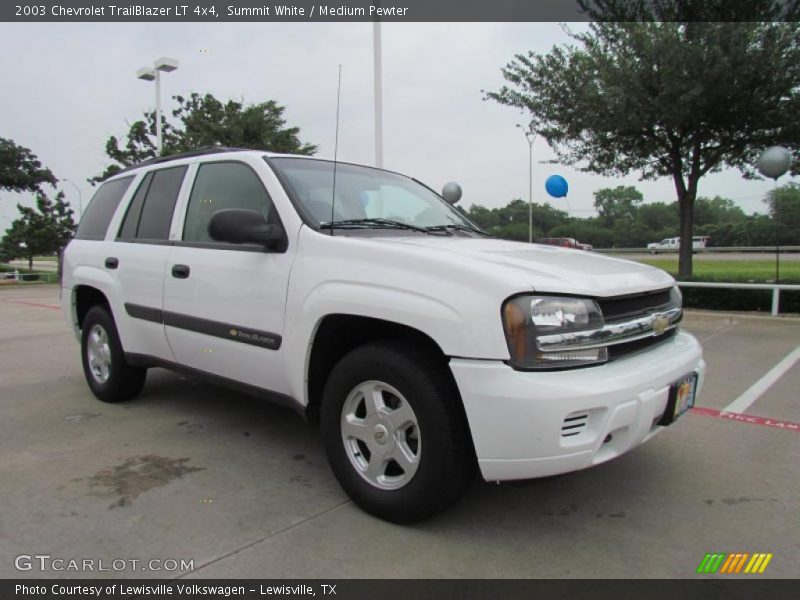 Summit White / Medium Pewter 2003 Chevrolet TrailBlazer LT 4x4
