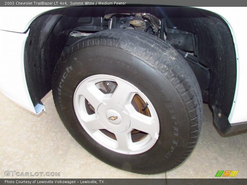 Summit White / Medium Pewter 2003 Chevrolet TrailBlazer LT 4x4