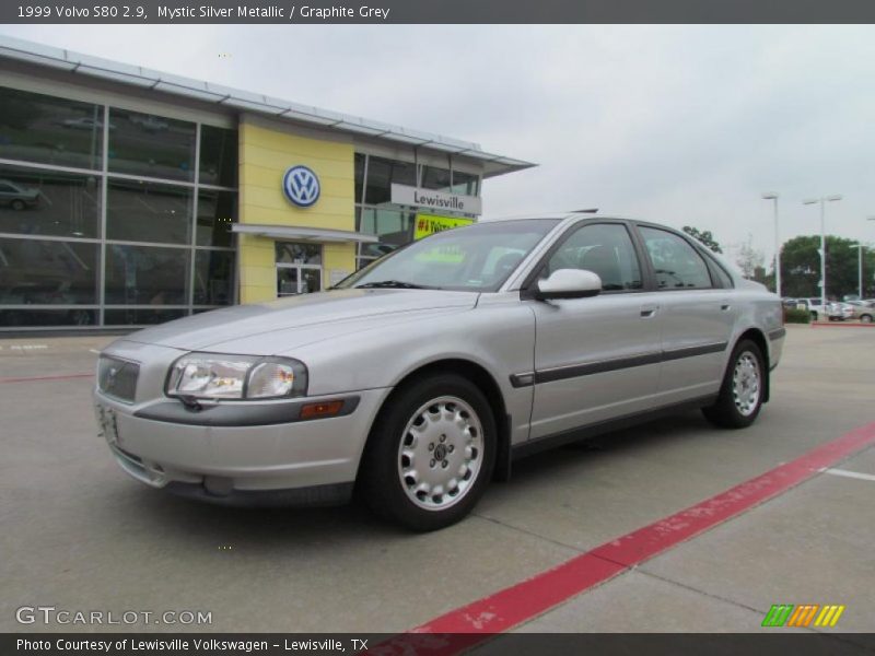 Mystic Silver Metallic / Graphite Grey 1999 Volvo S80 2.9