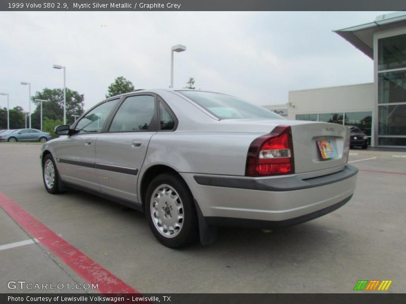 Mystic Silver Metallic / Graphite Grey 1999 Volvo S80 2.9