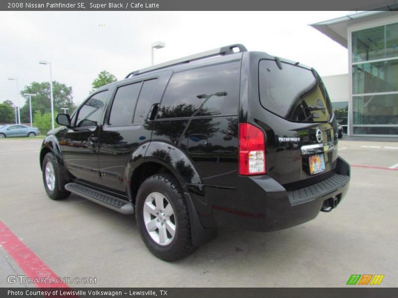 Super Black / Cafe Latte 2008 Nissan Pathfinder SE