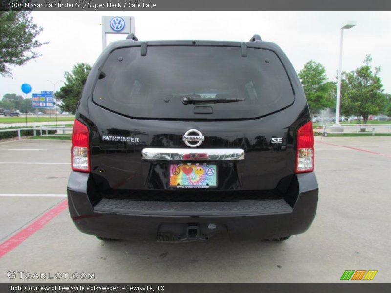 Super Black / Cafe Latte 2008 Nissan Pathfinder SE