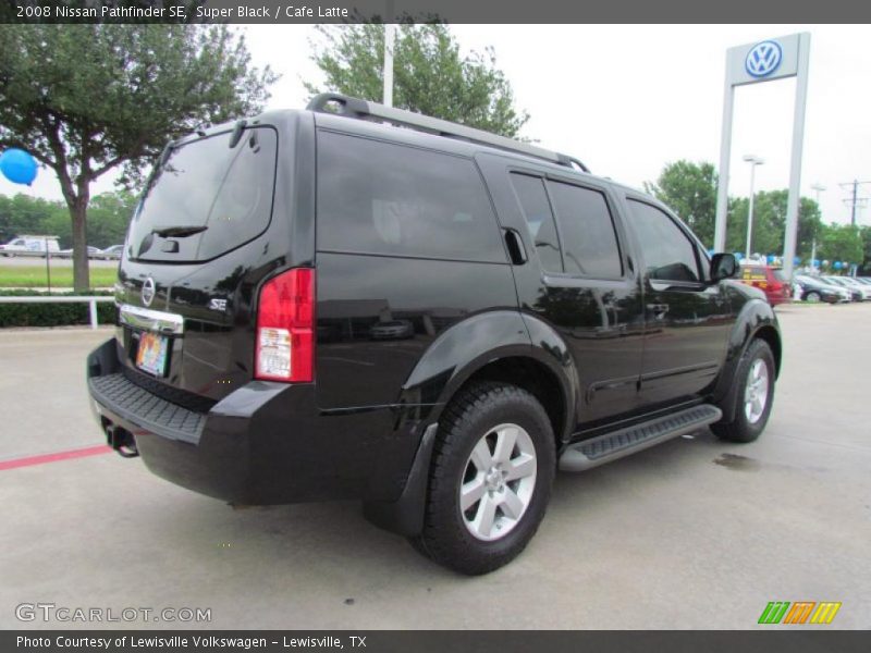Super Black / Cafe Latte 2008 Nissan Pathfinder SE