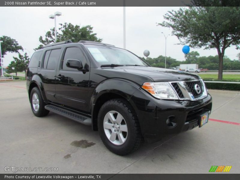 Super Black / Cafe Latte 2008 Nissan Pathfinder SE