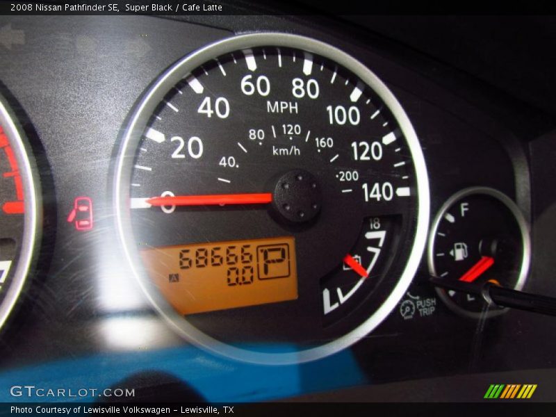 Super Black / Cafe Latte 2008 Nissan Pathfinder SE