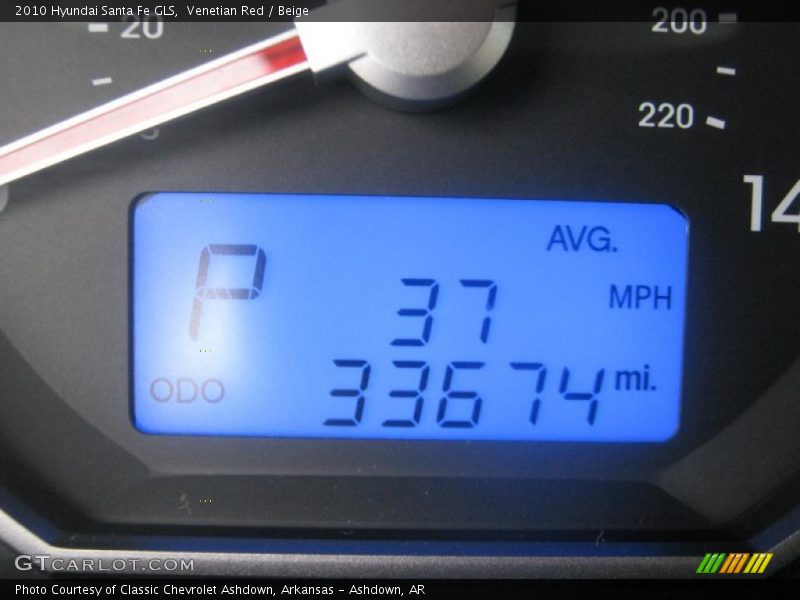 Venetian Red / Beige 2010 Hyundai Santa Fe GLS