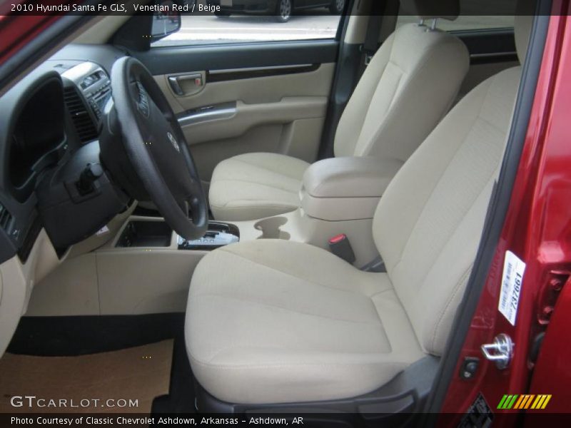 Venetian Red / Beige 2010 Hyundai Santa Fe GLS