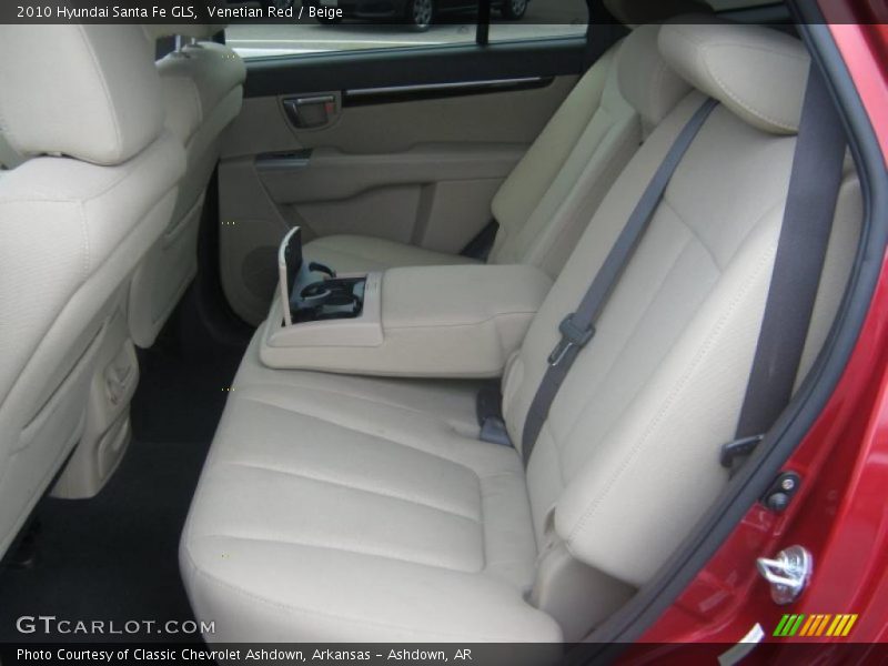 Venetian Red / Beige 2010 Hyundai Santa Fe GLS