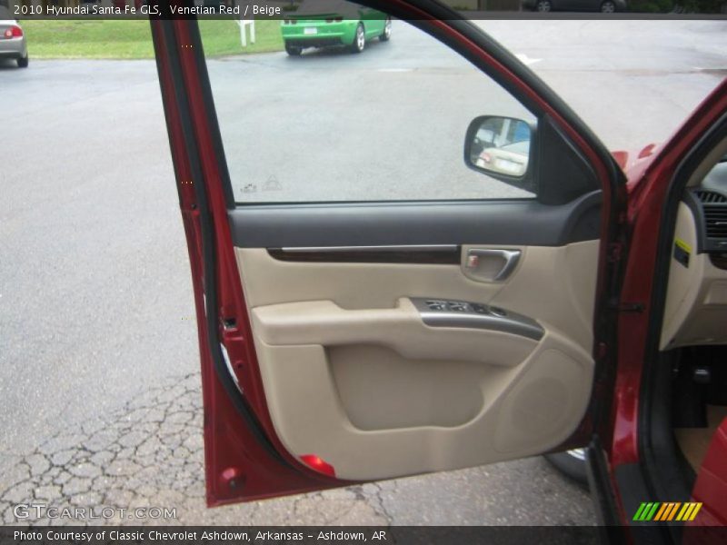 Venetian Red / Beige 2010 Hyundai Santa Fe GLS