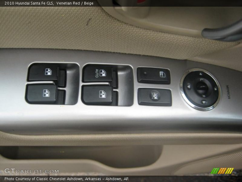 Venetian Red / Beige 2010 Hyundai Santa Fe GLS