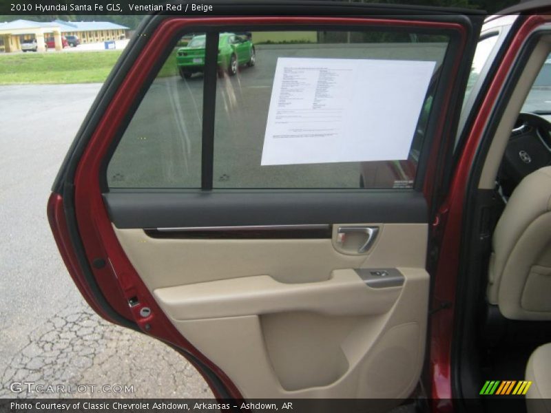 Venetian Red / Beige 2010 Hyundai Santa Fe GLS