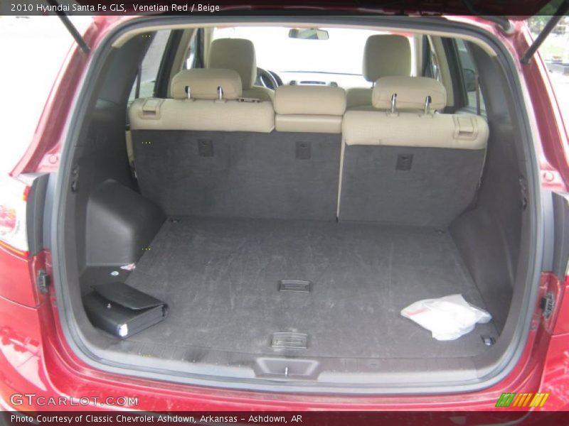 Venetian Red / Beige 2010 Hyundai Santa Fe GLS