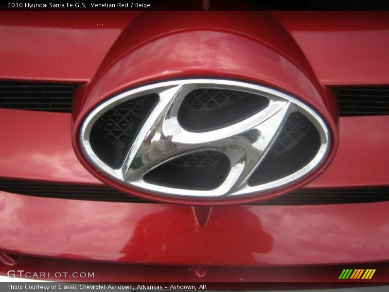 Venetian Red / Beige 2010 Hyundai Santa Fe GLS