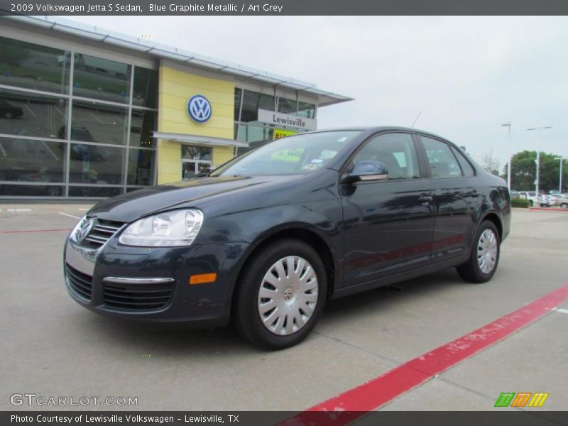 Blue Graphite Metallic / Art Grey 2009 Volkswagen Jetta S Sedan