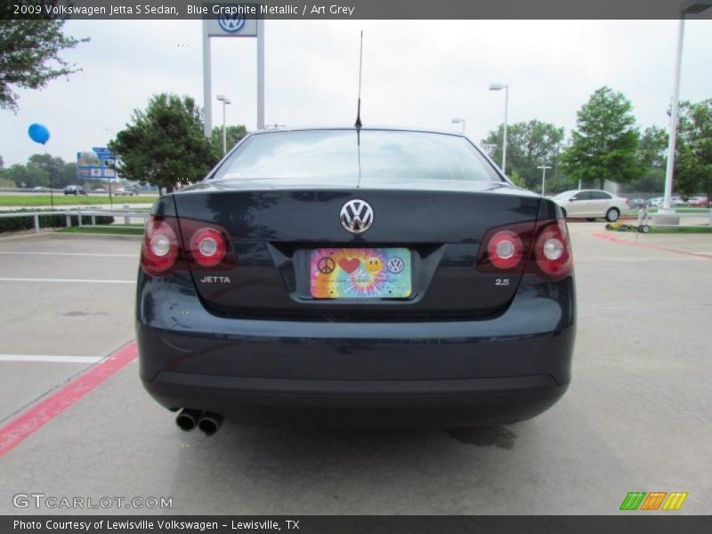 Blue Graphite Metallic / Art Grey 2009 Volkswagen Jetta S Sedan