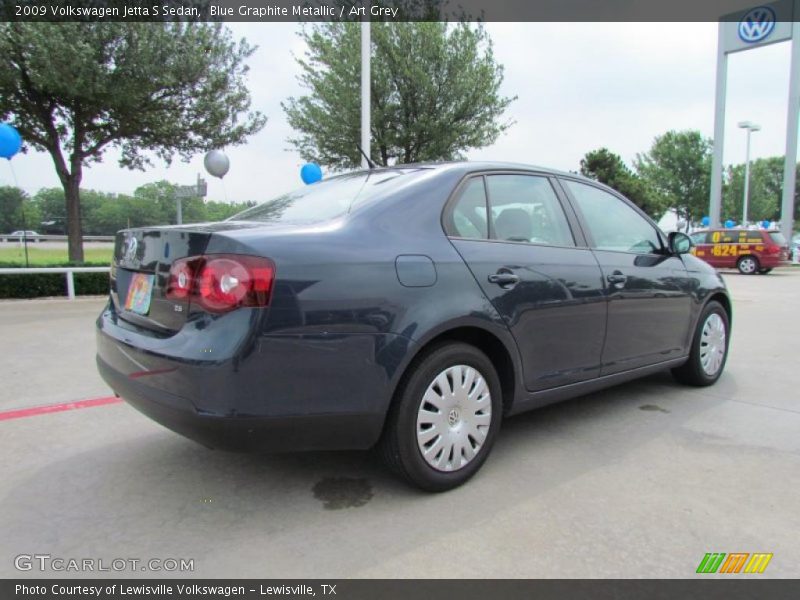 Blue Graphite Metallic / Art Grey 2009 Volkswagen Jetta S Sedan