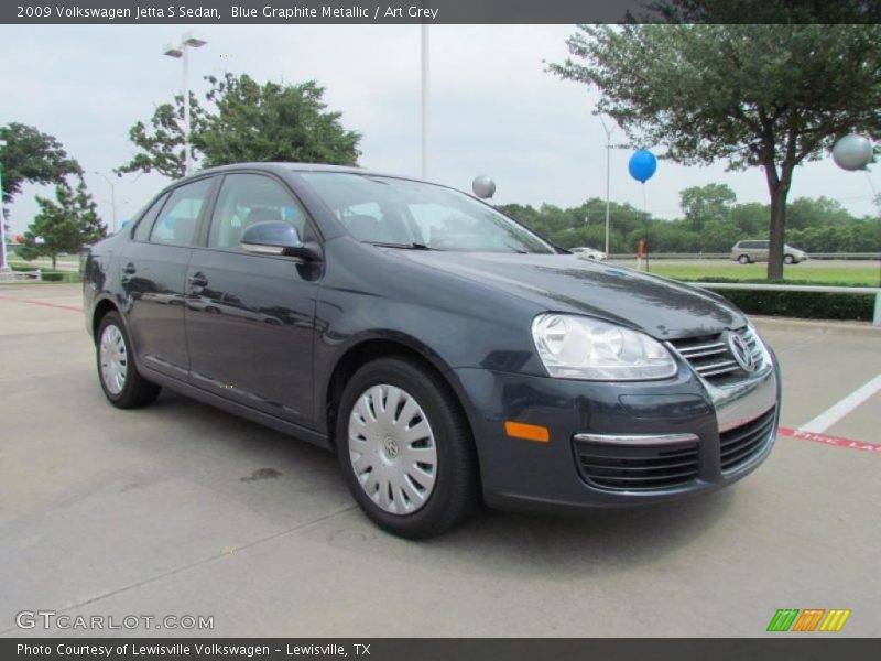Blue Graphite Metallic / Art Grey 2009 Volkswagen Jetta S Sedan