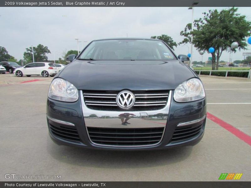 Blue Graphite Metallic / Art Grey 2009 Volkswagen Jetta S Sedan