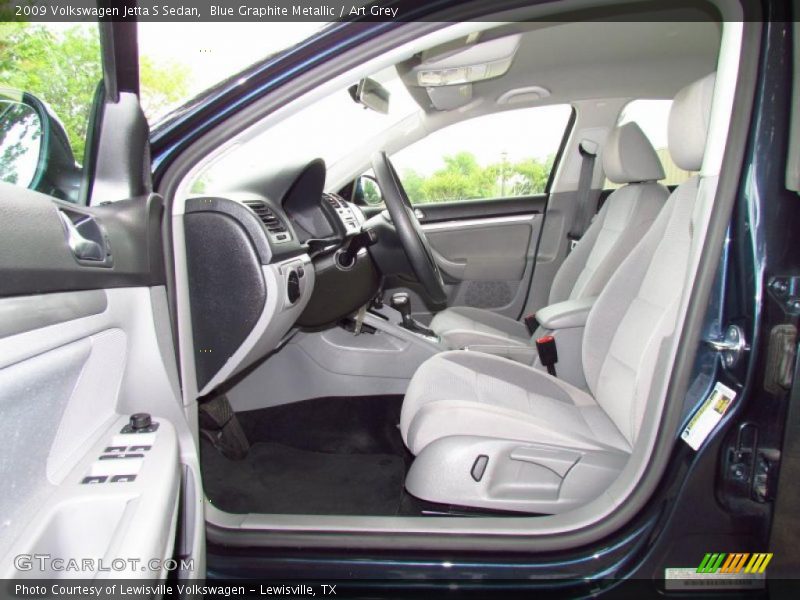 Blue Graphite Metallic / Art Grey 2009 Volkswagen Jetta S Sedan