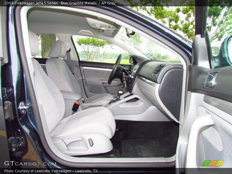 Blue Graphite Metallic / Art Grey 2009 Volkswagen Jetta S Sedan