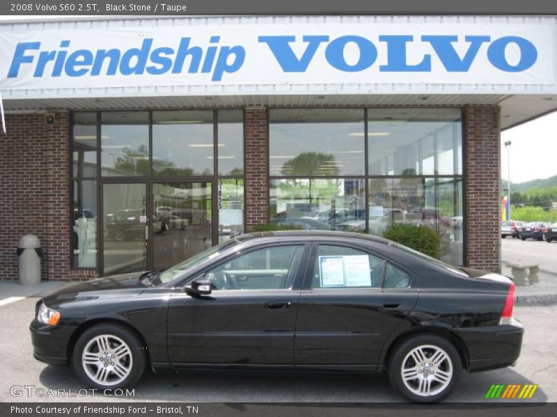 Black Stone / Taupe 2008 Volvo S60 2.5T