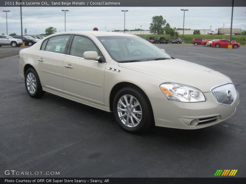 Sand Beige Metallic / Cocoa/Cashmere 2011 Buick Lucerne CXL