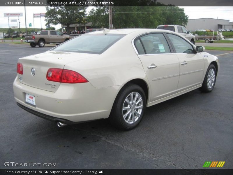 Sand Beige Metallic / Cocoa/Cashmere 2011 Buick Lucerne CXL