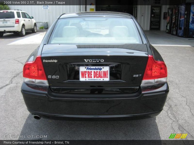 Black Stone / Taupe 2008 Volvo S60 2.5T