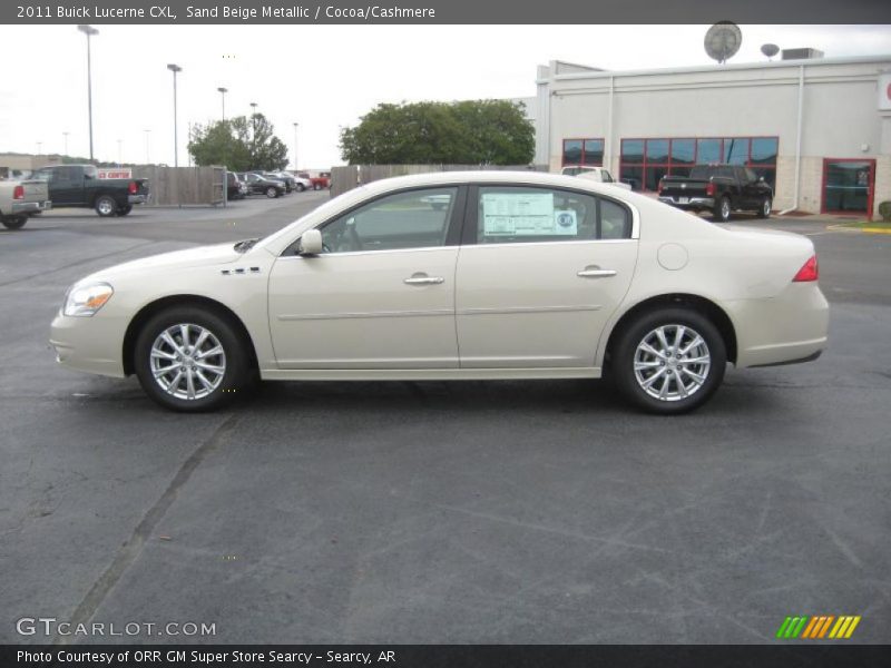 Sand Beige Metallic / Cocoa/Cashmere 2011 Buick Lucerne CXL