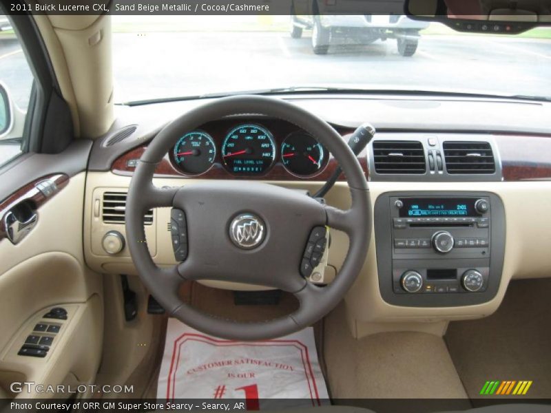 Sand Beige Metallic / Cocoa/Cashmere 2011 Buick Lucerne CXL