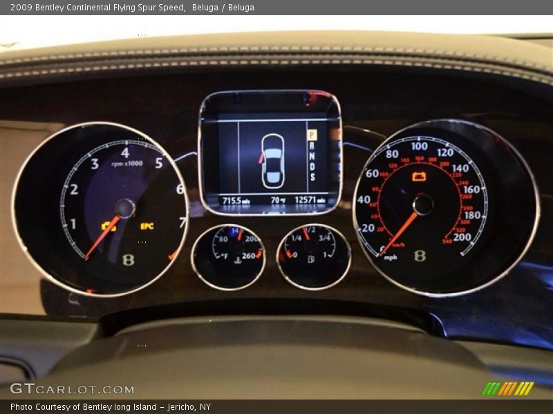  2009 Continental Flying Spur Speed Speed Gauges
