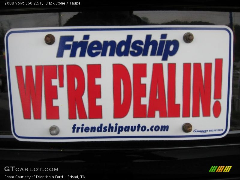 Black Stone / Taupe 2008 Volvo S60 2.5T