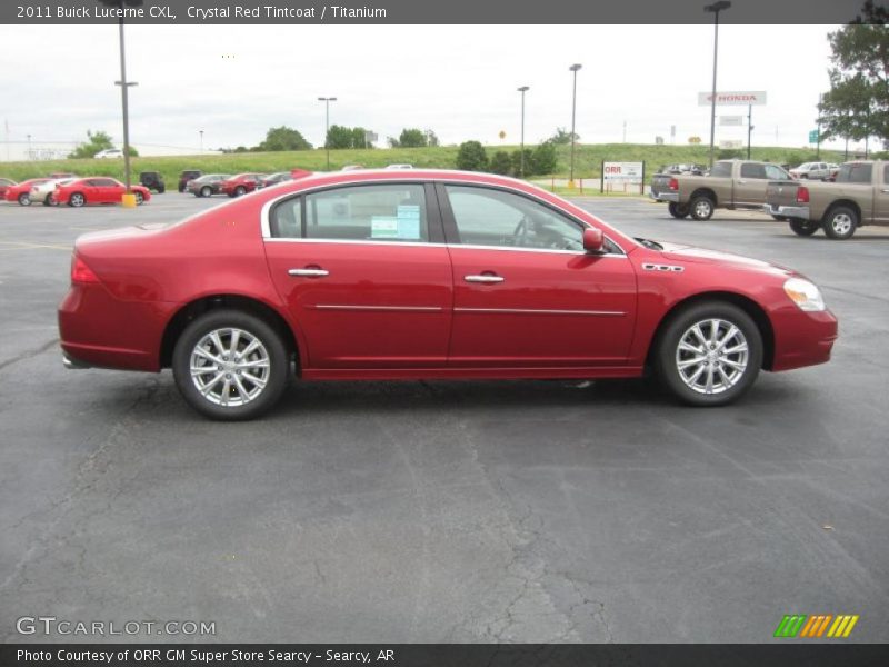 Crystal Red Tintcoat / Titanium 2011 Buick Lucerne CXL