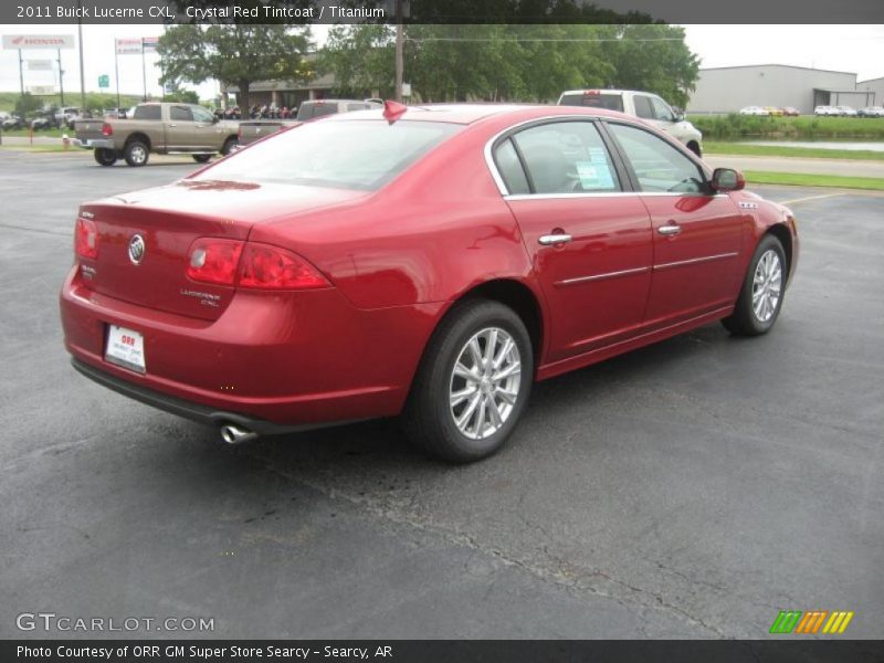 Crystal Red Tintcoat / Titanium 2011 Buick Lucerne CXL