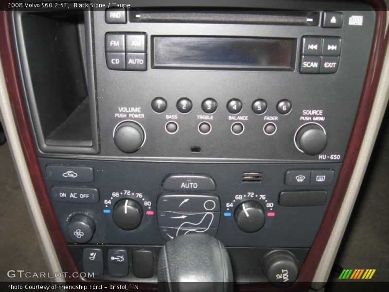Black Stone / Taupe 2008 Volvo S60 2.5T