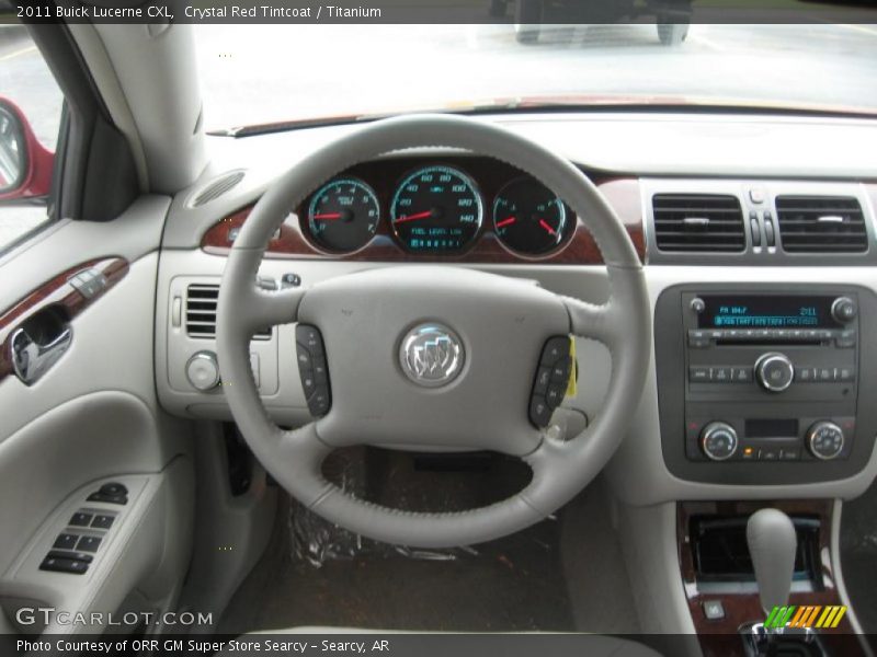 Crystal Red Tintcoat / Titanium 2011 Buick Lucerne CXL